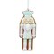 4" Royal Nutcracker Gingerbread Ornament – Pastel Cookie Christmas King